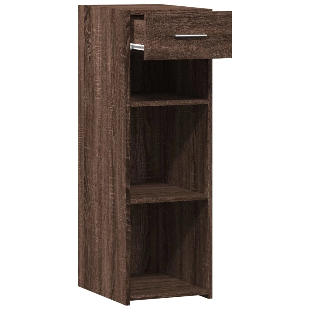 Buffet credenza cassettiera mobiletto mobile contenitore organizer cucina soggiorno salotto 30 x 42,5 x 93 cm legno ingegnerizzato marrone 02_0031185