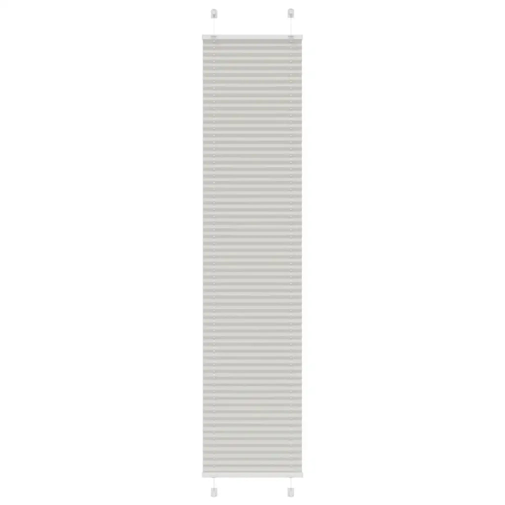 Tenda Plissettata Grigio Chiaro 50x200 cm Larghezza Tessuto 4015354