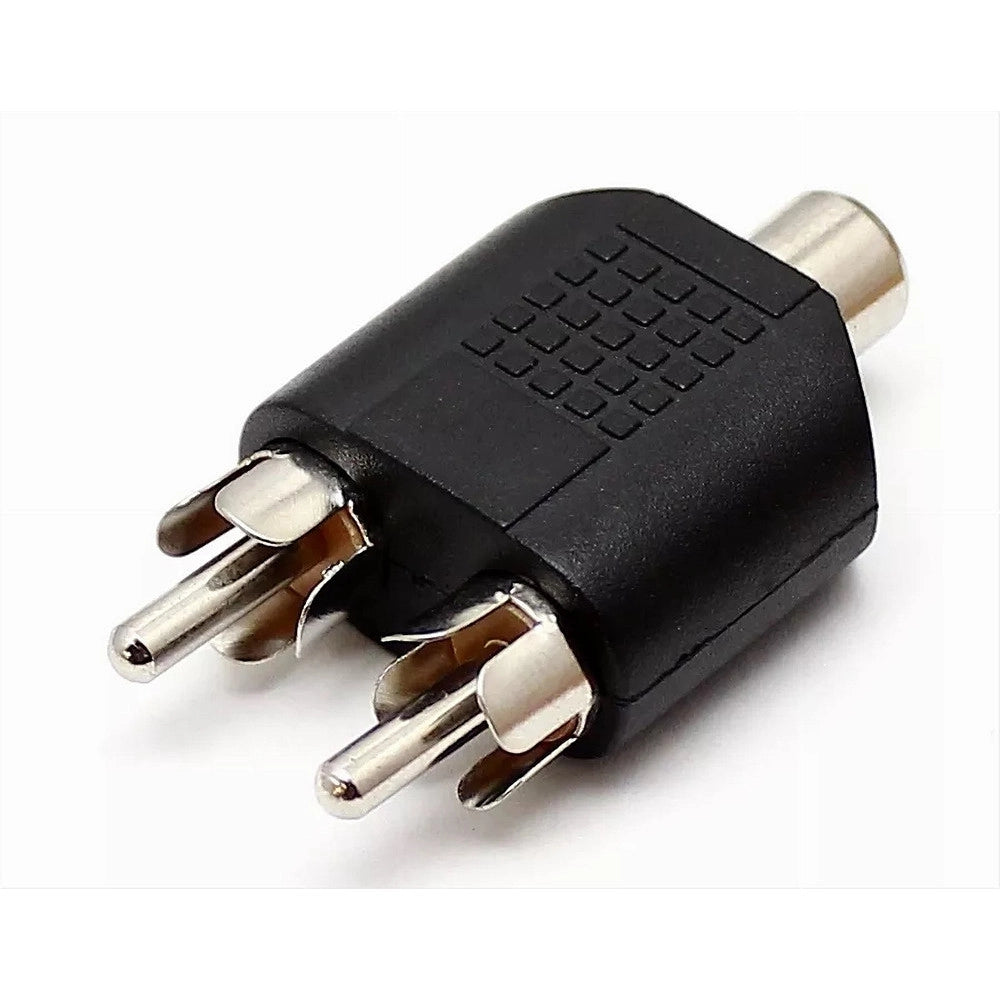 Trade Shop - Connettore Adattatore Splitter A Y Audio 2 X Rca Maschio A Rca Femmina C-050 -