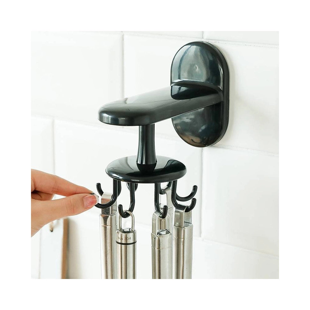 Trade Shop - Gancio Appendi Mestolo Coltelli Utensili Da Cucina Con 8 Supporti Appenditutto -