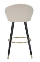 Sgabello Bar Prague Crema Cm 55X56X104