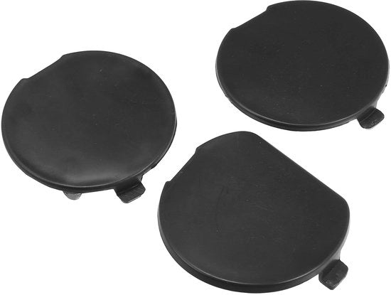 Set di protezioni per montanti in ABS - Nero - Set da 3 pezzi - Impermeabile - Per Mazda 3 2014-2016 - Alta affidabilità - Protezione per montanti di traino
