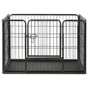 Box per Cuccioli in Acciaio 91,5x59x61 cm 170575