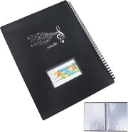 Organizzatore di Spalla per Musica A4 Grande Dimensione, Legato a Spirale con 20 Tasche