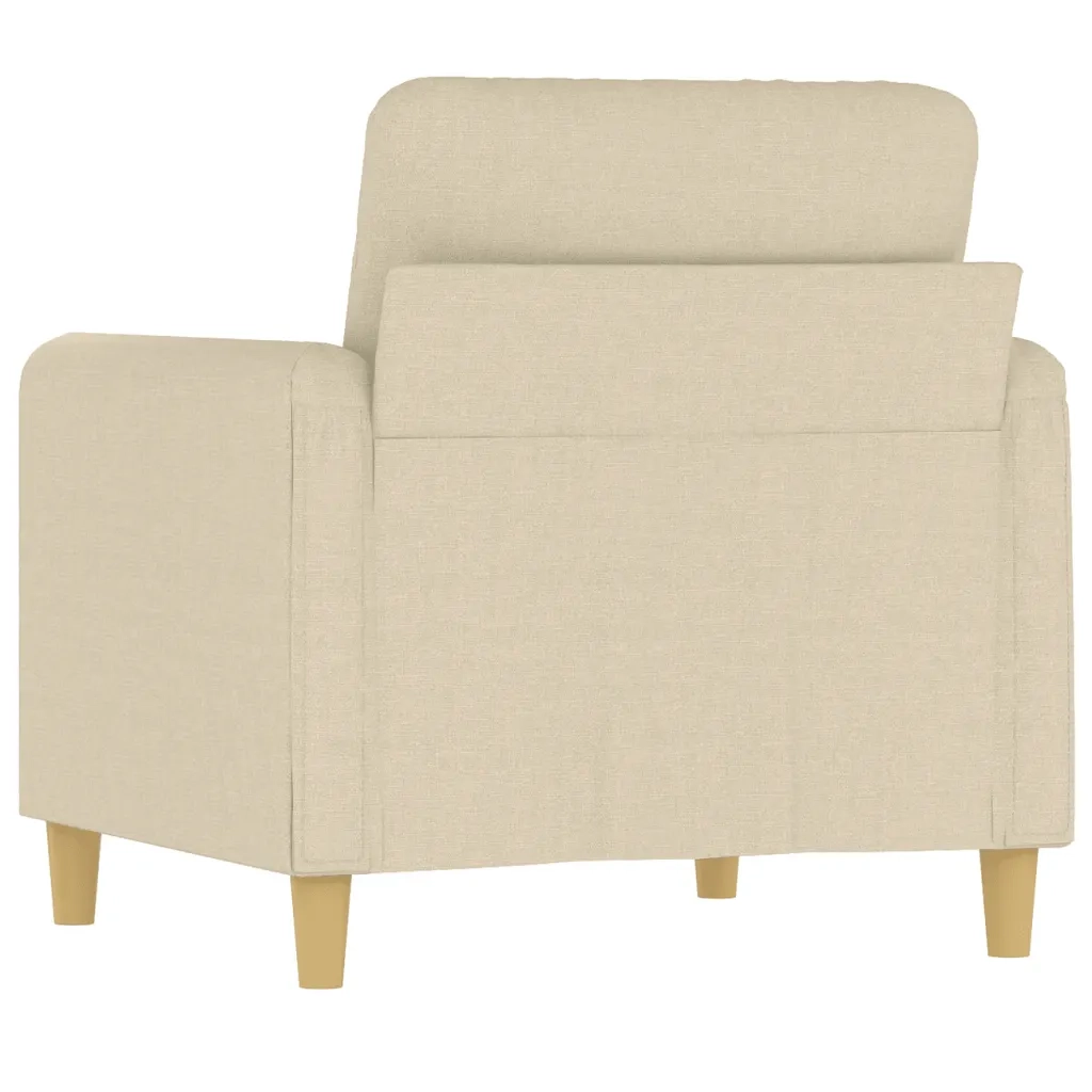 Poltrona Crema 60 cm in Tessuto 359464