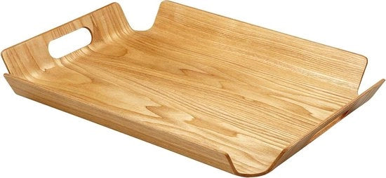 Scatola di legno per ufficio con maniglie - rettangolare - formato medio - 44.5x33.5x4.5cm scatola quadrata 70x70