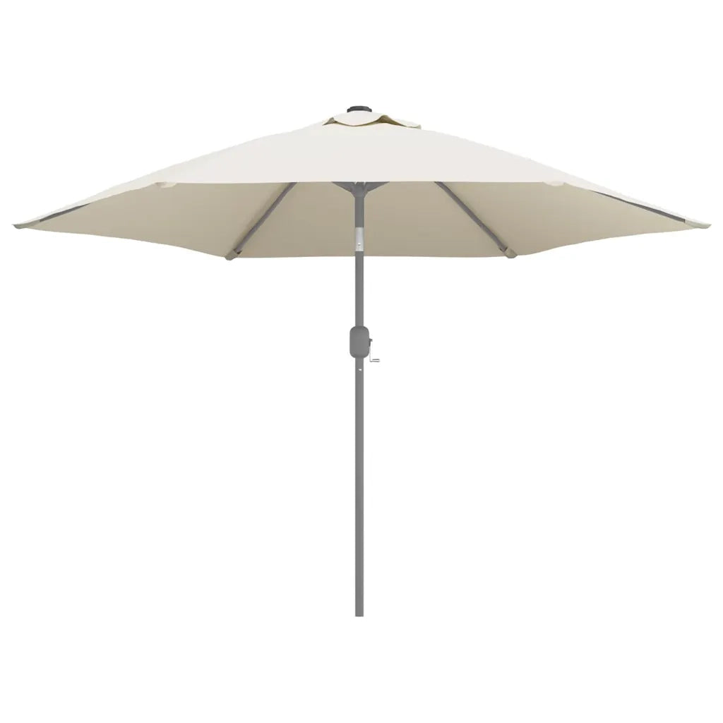 Telo di Ricambio per Ombrellone Bianco 300 cm 313795
