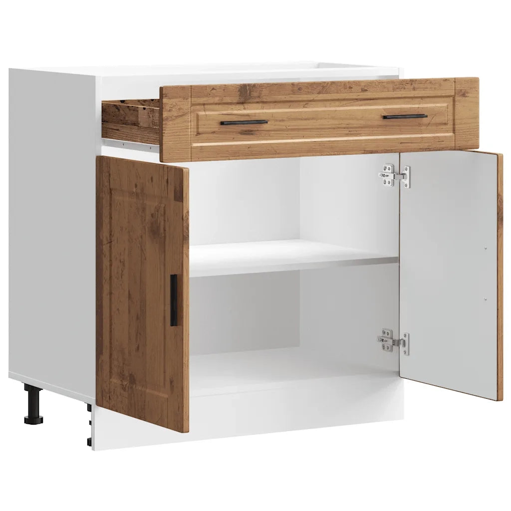 vidaXL Base da Cucina Porto Legno Antico in Legno Multistrato