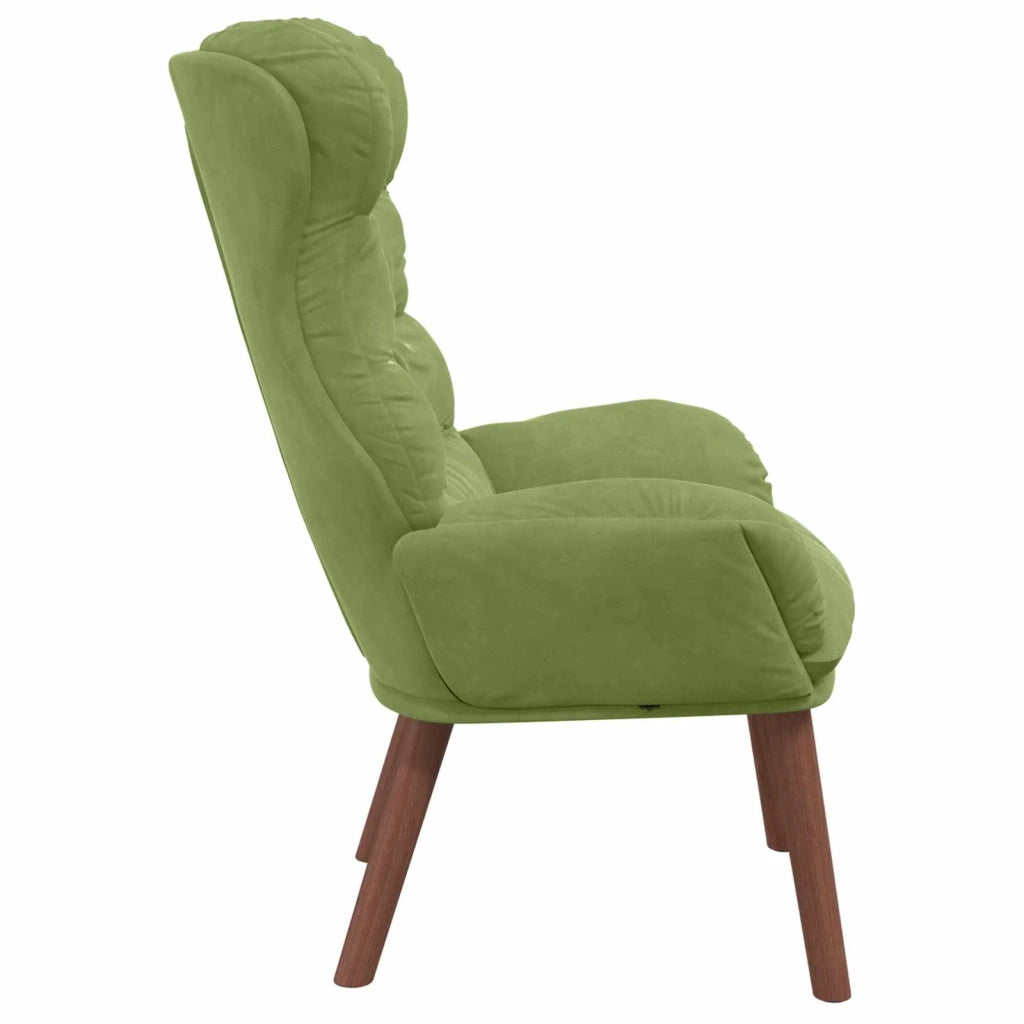 Divano Sedia-Poltrona Verde chiaro 69 x 74 x 93 cm Velluto