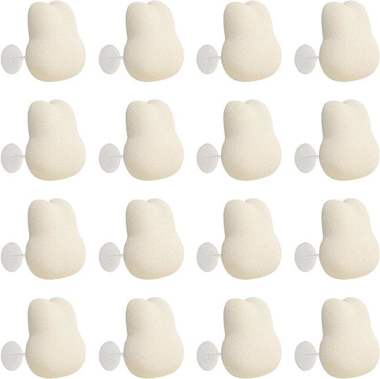 Dekbedovertrek Clips Premium 16 pezzi per fissaggio antiscivolo di coperte, lenzuola e altro