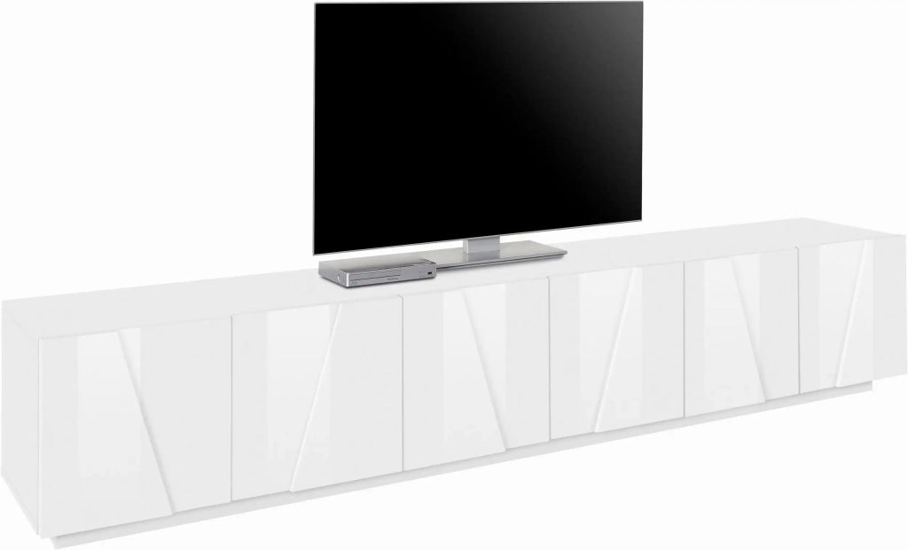 Mobile per TV Ping L 243.6 x H 46 x P 44.2 cm bianco