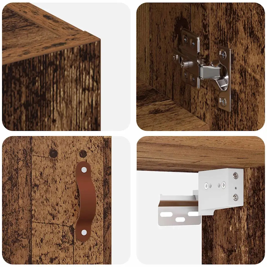 Armadietto a muro Legno antico 60 x 31 x 70 cm