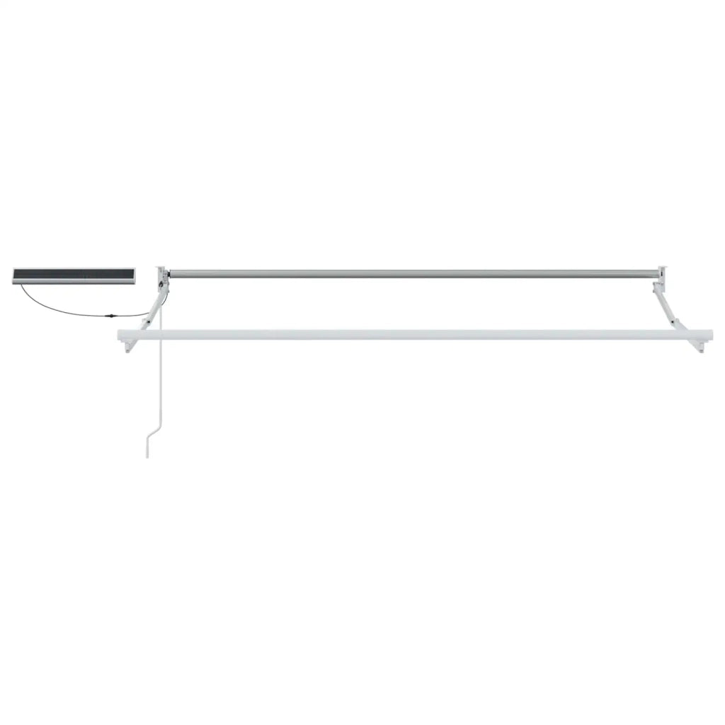 Tettuccio Elettrico Retrattile Marrone e bianco 3,5 x 2,5 m 3419955