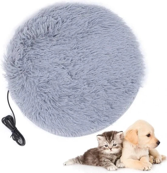 Matraccio elettrico per cani e gatti 40x40 cm - decongelante, rimovibile e lavabile, ideale per lettini per animali