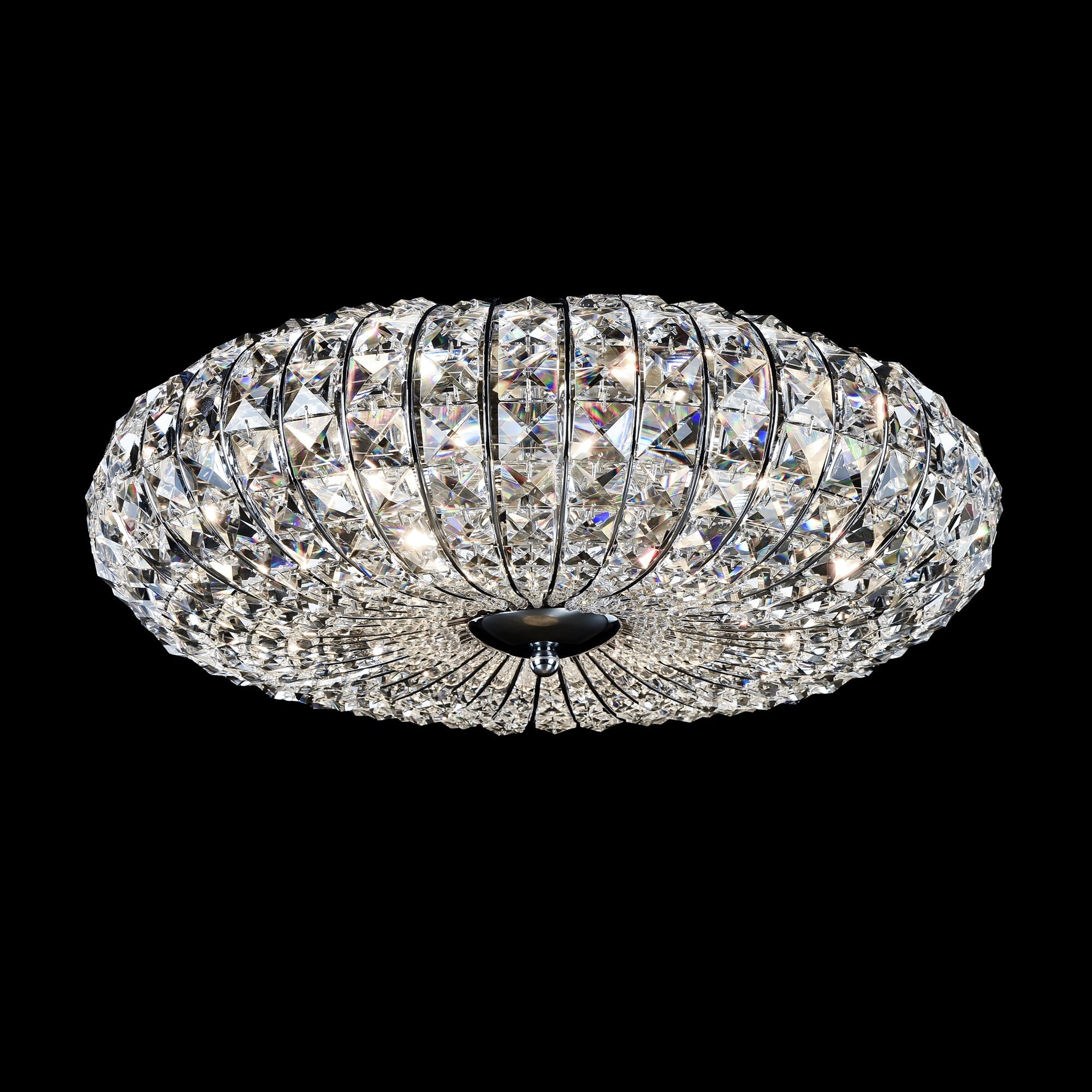 Lampadario Modern in Metallo Broche Nickel