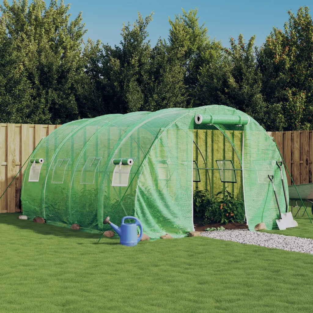 Serra con Telaio in Acciaio Verde 12 m2 4x3x2 m CFW5886937