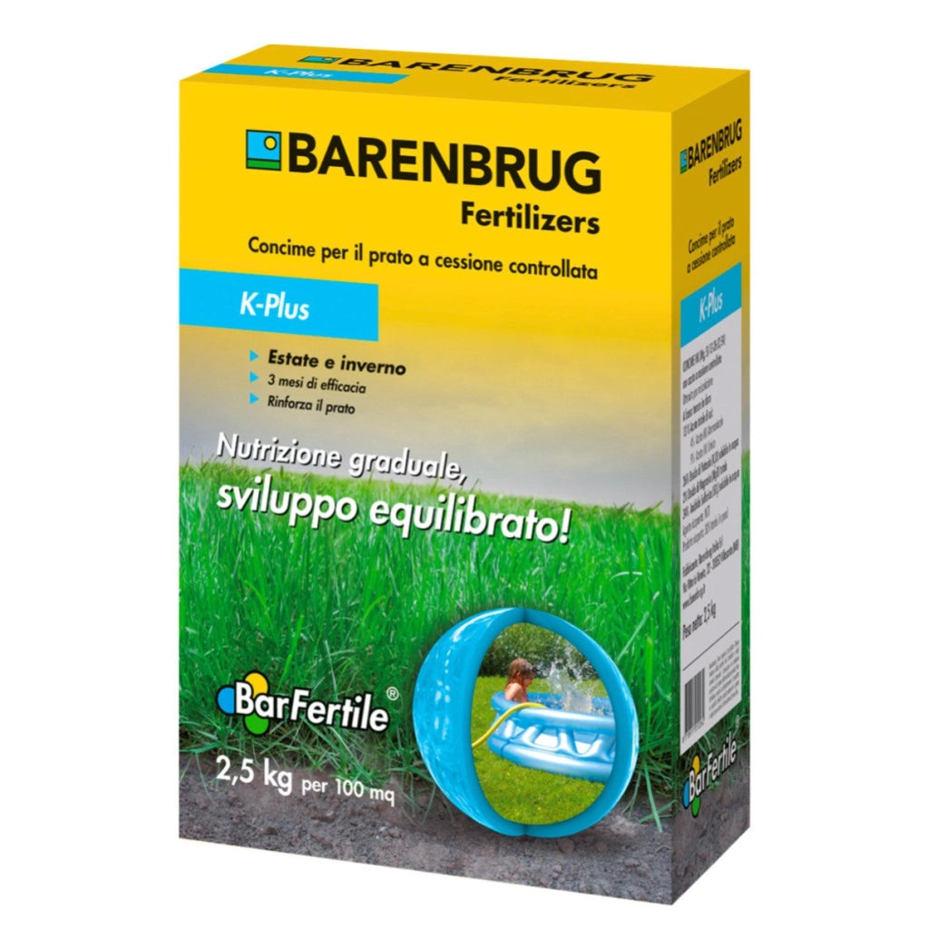 Barfertile K-Plus 2,5 kg – Concime Potassico per Piante e Prato Barenbrug