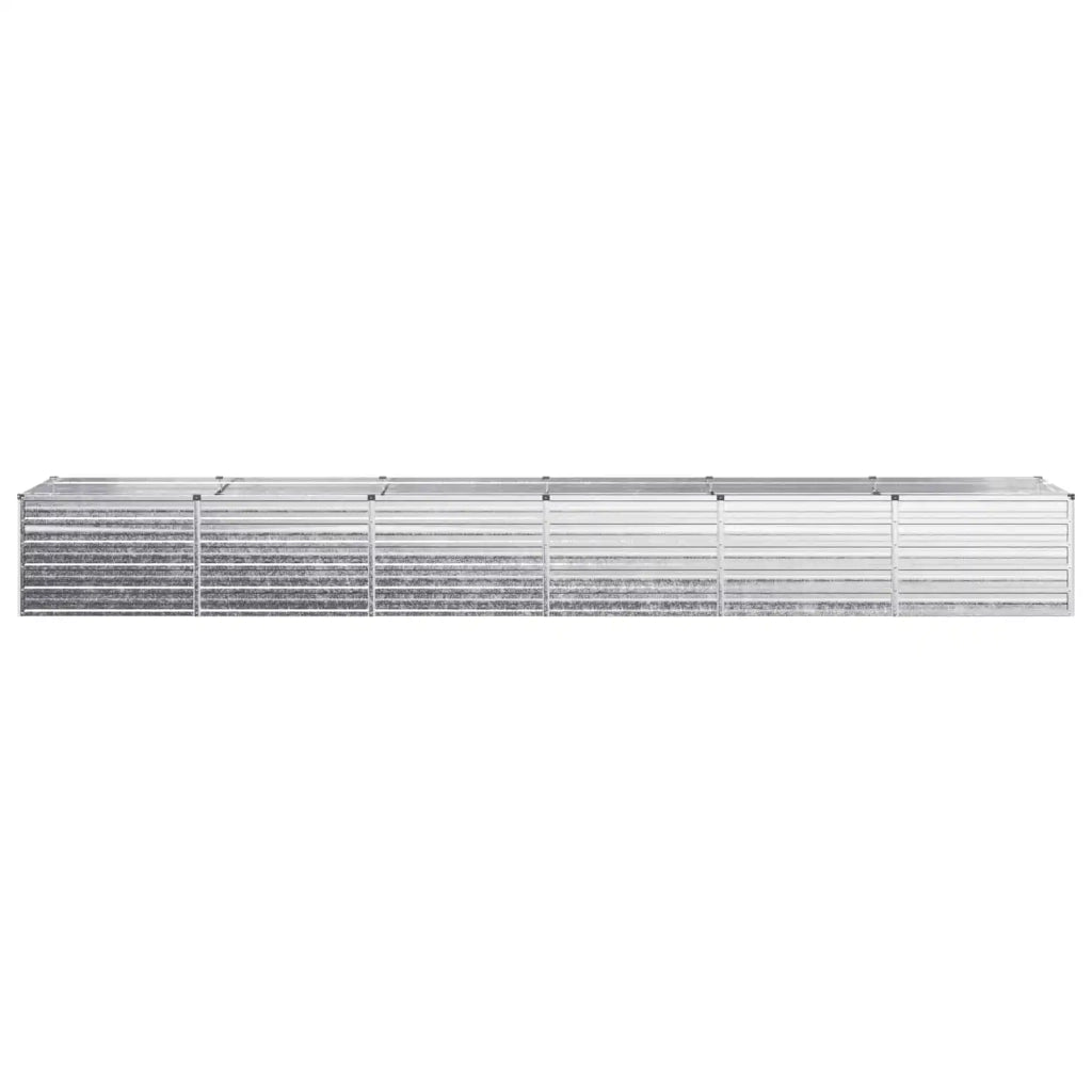 Letto rialzato da giardino Argento 480 x 80 x 55 cm 8006445