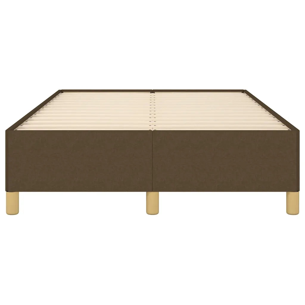 Giroletto senza Materasso Marrone Scuro 80x200 cm in Tessuto