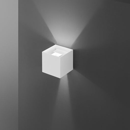 Applique Esterno Moderna Shadow Alluminio Bianco Led 12W 3000K Ip54