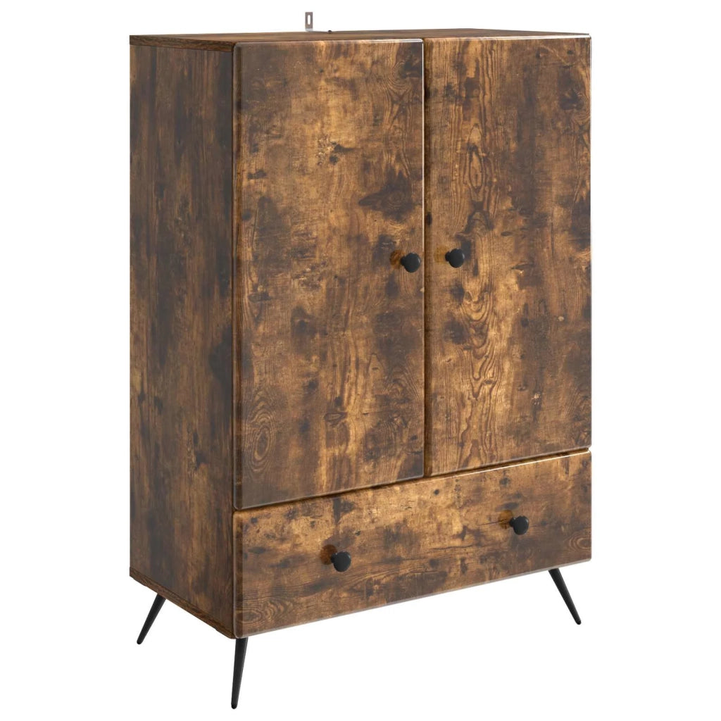 Credenza Rovere Fumo 66 x 34,5 x 95 cm Legno ingegnerizzato 895590