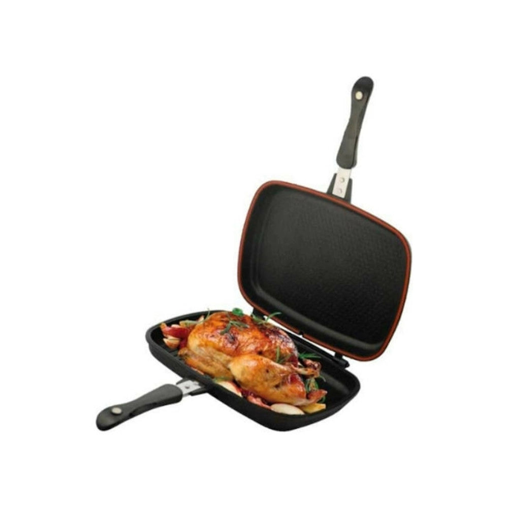 Trade Shop - Set Batteria Di Pentole Padelle Cucina Da 15pz Professionale In Pietra Lavica Antiaderente -