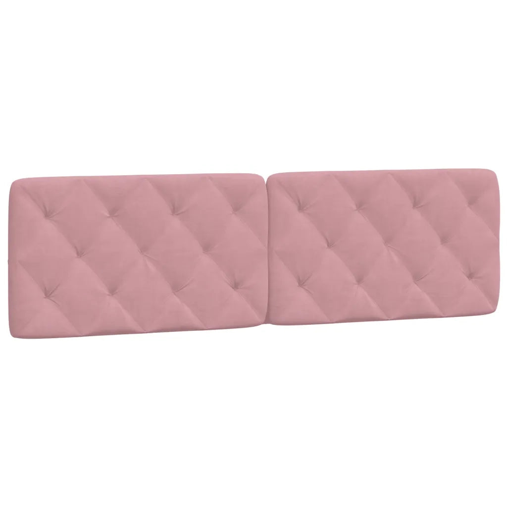 Giroletto con LED senza Materasso-Struttura Letto Rosa 180x200 cm in Velluto