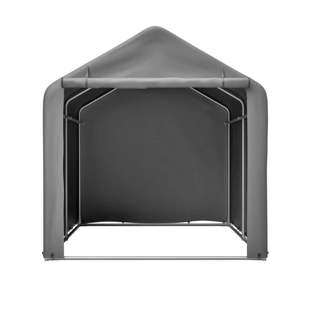 RIMESSA PER BICICLETTE 160x220x165 cm Grigio in metallo e PE