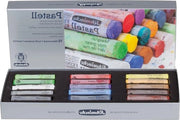 Set di pastelli pastello in 15 colori - assortimento base versatile - pastelli artigianali - tonalità pastello trasparenti
