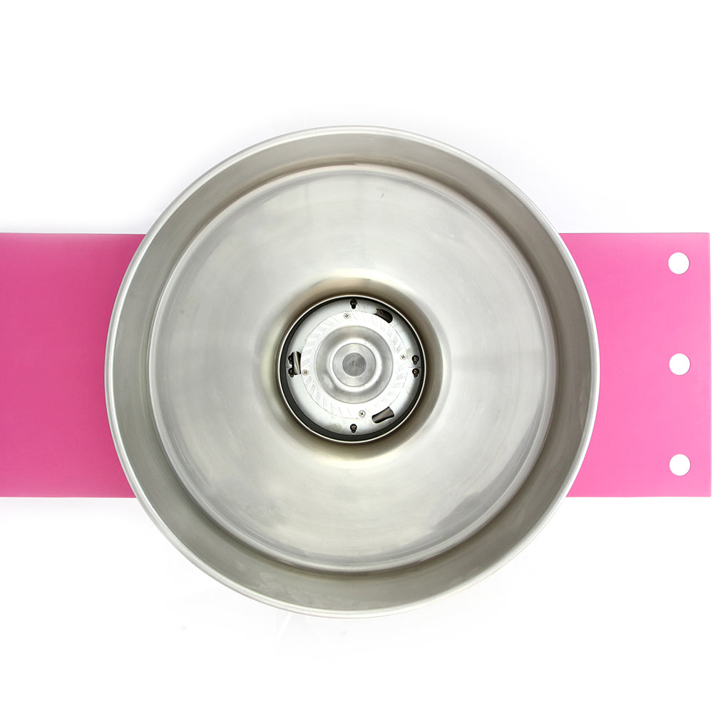 Macchina per Zucchero Filato Professionale Alta Qualità con Carrellino per Feste