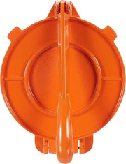Pattina per tortilla in alluminio - 20 x 20 x 9 cm - colore arancione - 20 x 20 x 9 cm