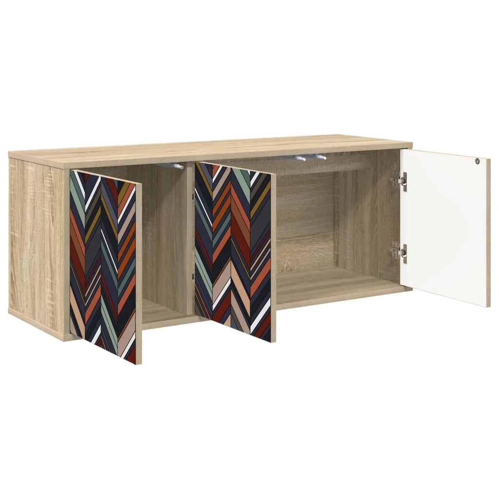 Mobile TV da Parete OMMEN 102 x 33 x 40 cm Rovere Sonoma 8007169