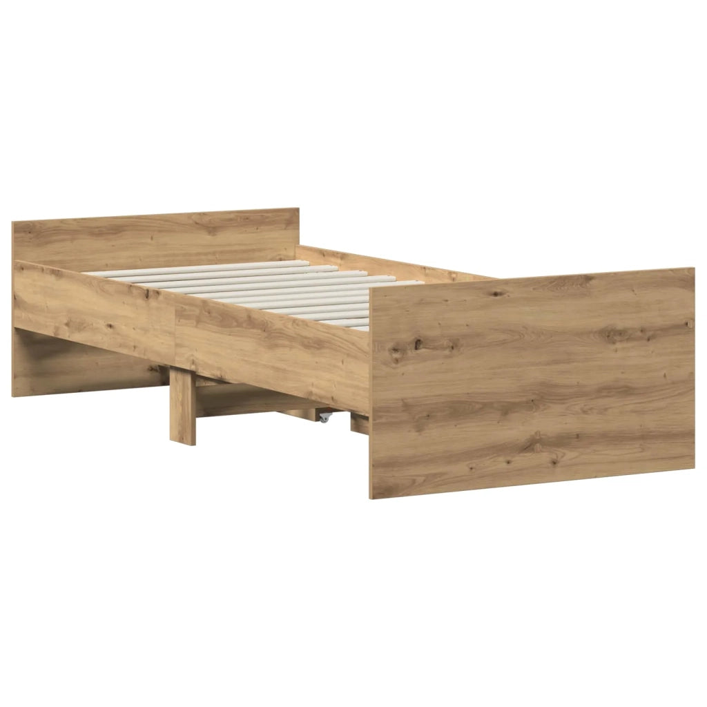 Struttura del letto Rovere Artigianale 100 x 200 cm 3446581