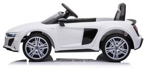 Macchina Elettrica per Bambini 12V con Licenza Audi R8 Sport Bianca