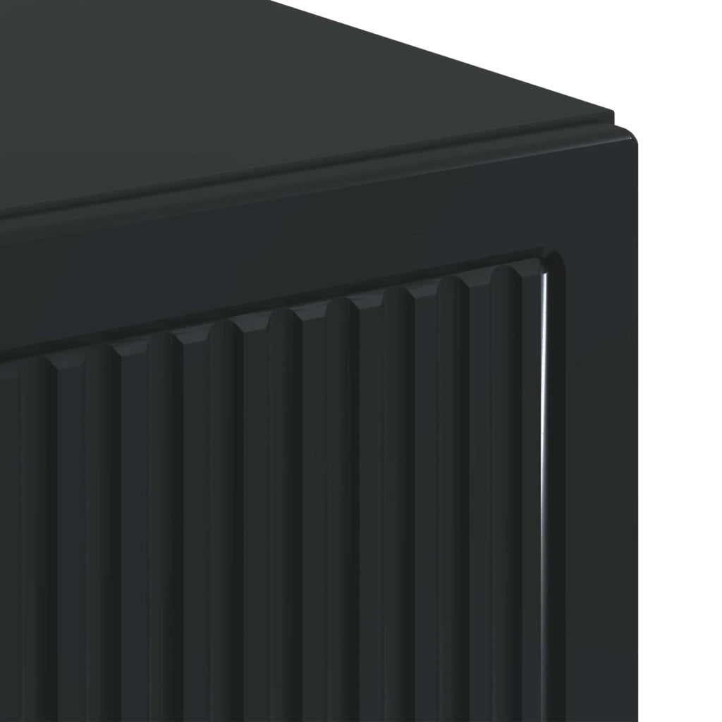 Mobiletto da Bagno EDE Nero 59,5 x 31 x 80 cm 895956