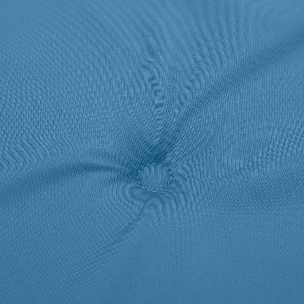Cuscini Sedia Schiena Alta 2 Blu Mélange 120x50x4 Tessuto 4002424