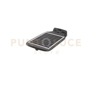 LAMPIONE SOLARE STRADALE LUXOR ANTRACITE 6,5W 600 LM 4000K CON PANNELLO SOLARE INCORPORATO E SENSORE