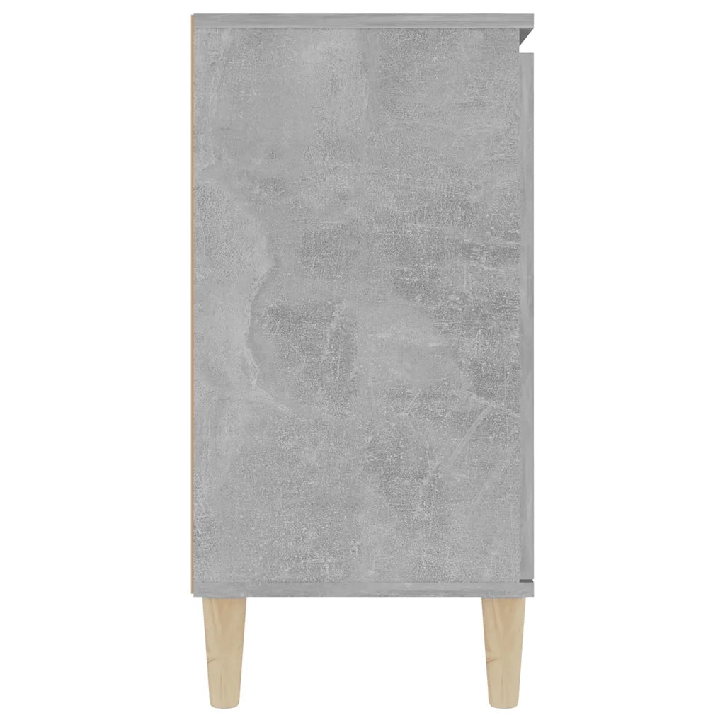 Credenza Grigio Cemento 101x35x70 cm in Legno Multistrato 806107