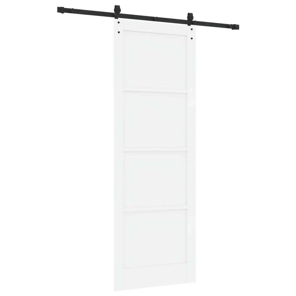 Porta scorrevole ORKDAL Bianco e Nero 83 x 232 cm 3445563