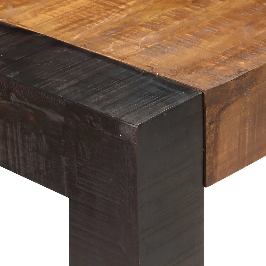Tavolo da Pranzo | Tavolo da cucina 140x70x76 cm in Legno Massello di Mango Grezzo