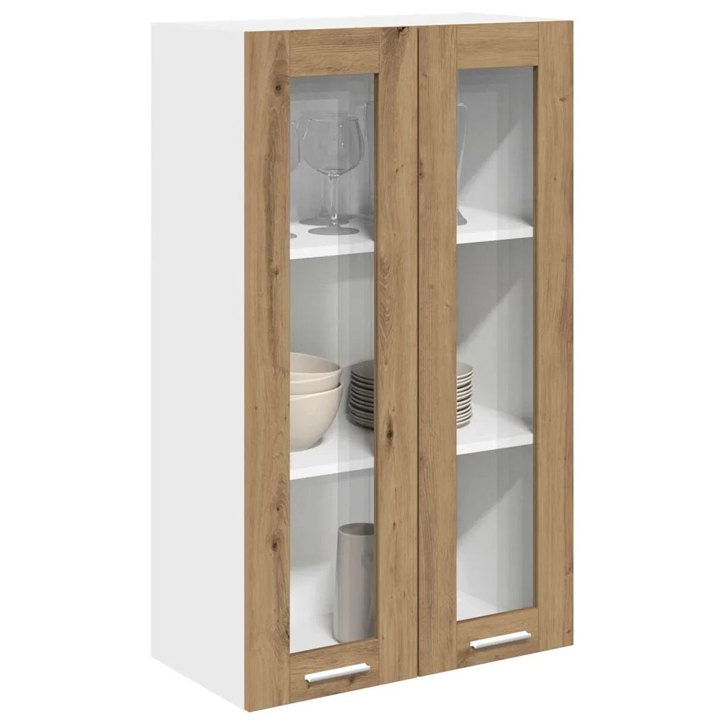 Armadio pensile con porta Rovere artigianale 60 x 31 x 100 cm