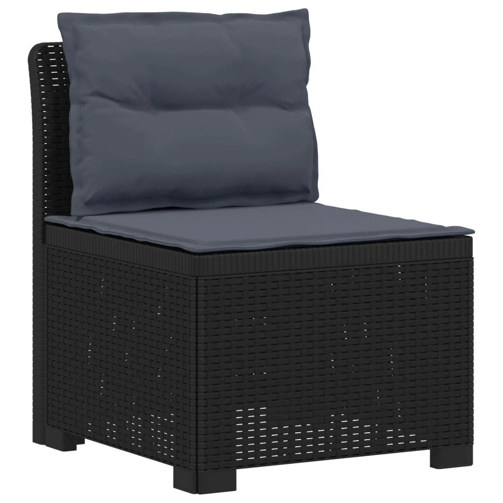 Divano da Giardino 5 Posti con Cuscini Stile Rattan PP 3443909