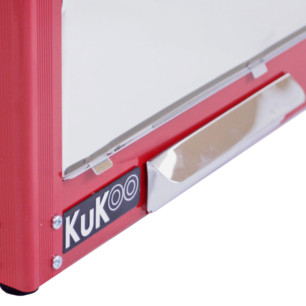 Macchina per Popcorn con Carrello Acciaio Inox Pop Corn Professionale 1370W