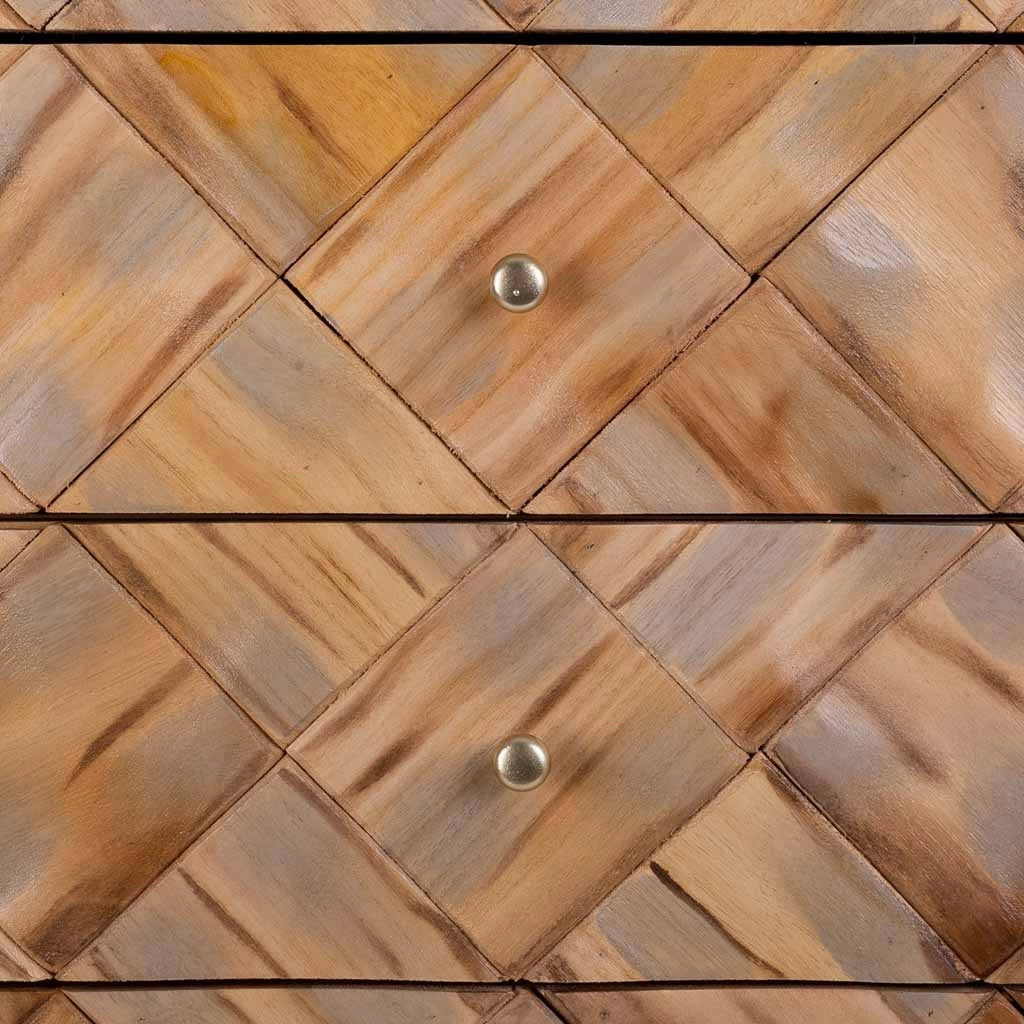 Cassettiera in legno marrone 44,5x34x93h