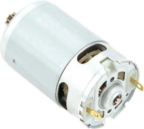 Motore elettrico 12 V a una velocità fissa - 9 denti - trapano elettrico per riparazioni - progetti DIY.