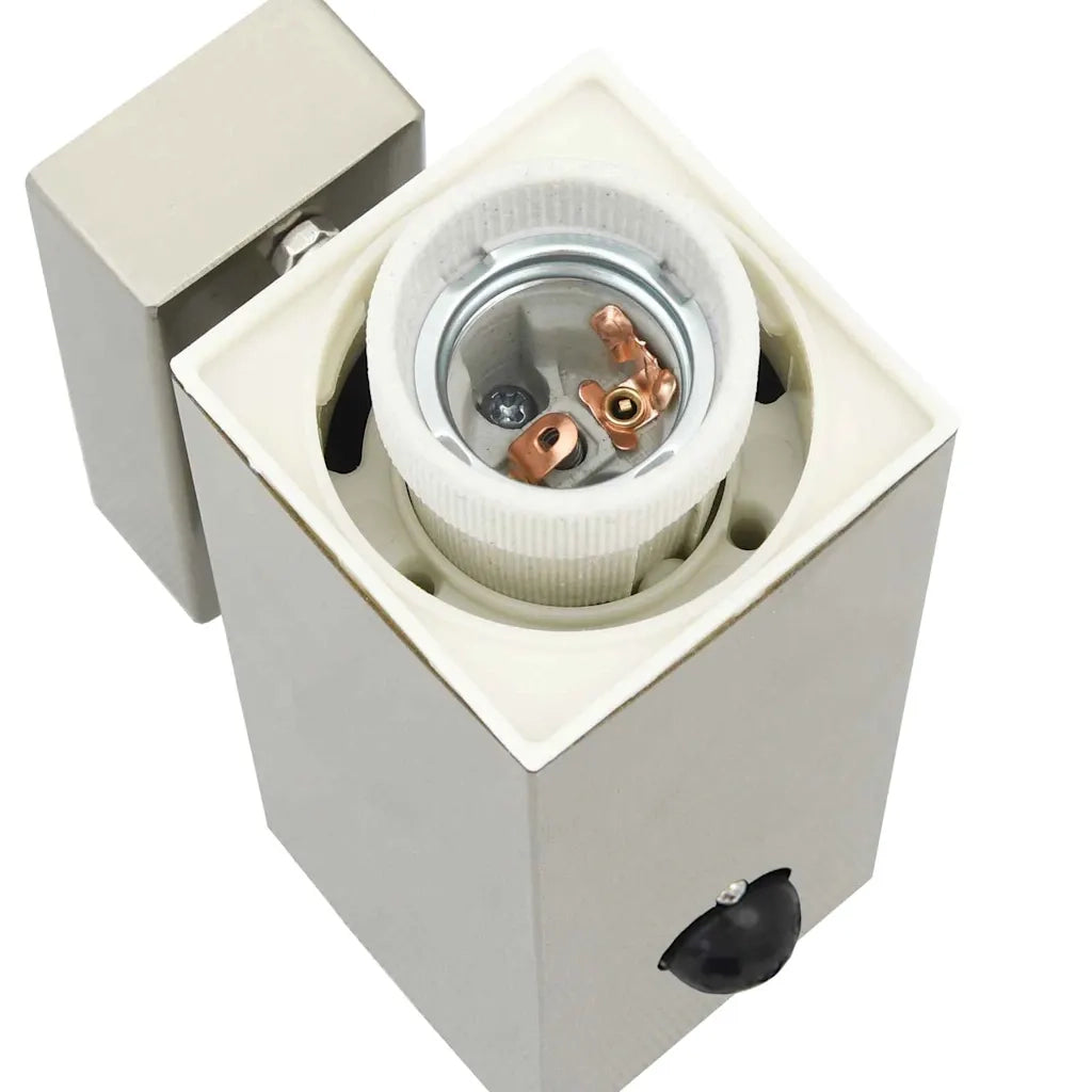 Lampada da Parete Esterna Argento 10.5 x 6 x 33 cm CFW8620235
