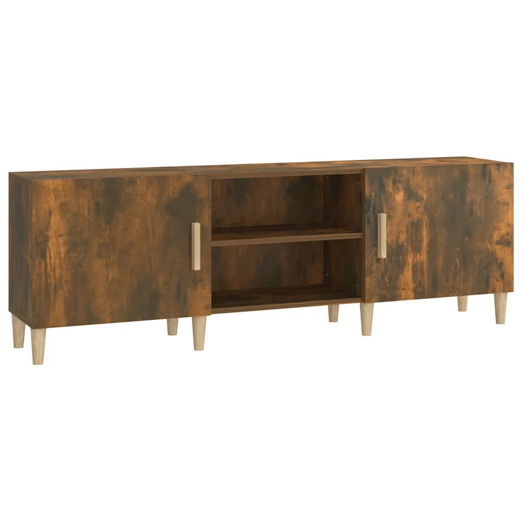Mobile TV | Armadietto TV | Mobile Porta TV Rovere Fumo 150x30x50 cm in Legno Multistrato