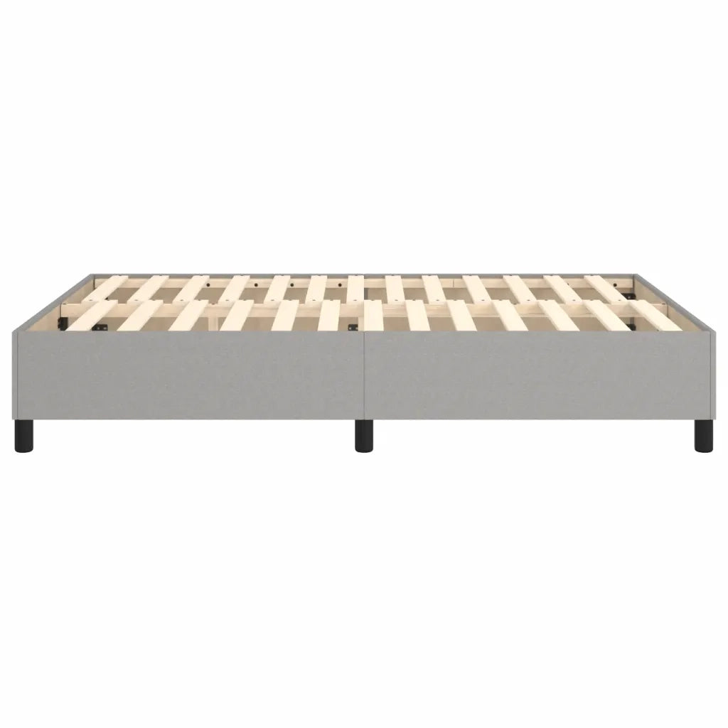 Struttura Letto a Rete a Molle-Giroletto Grigio Chiaro 140x200 cm Tessuto 911708