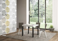 Tavolo Allungabile 90-246x90x77 cm Everyday Bianco Frassino