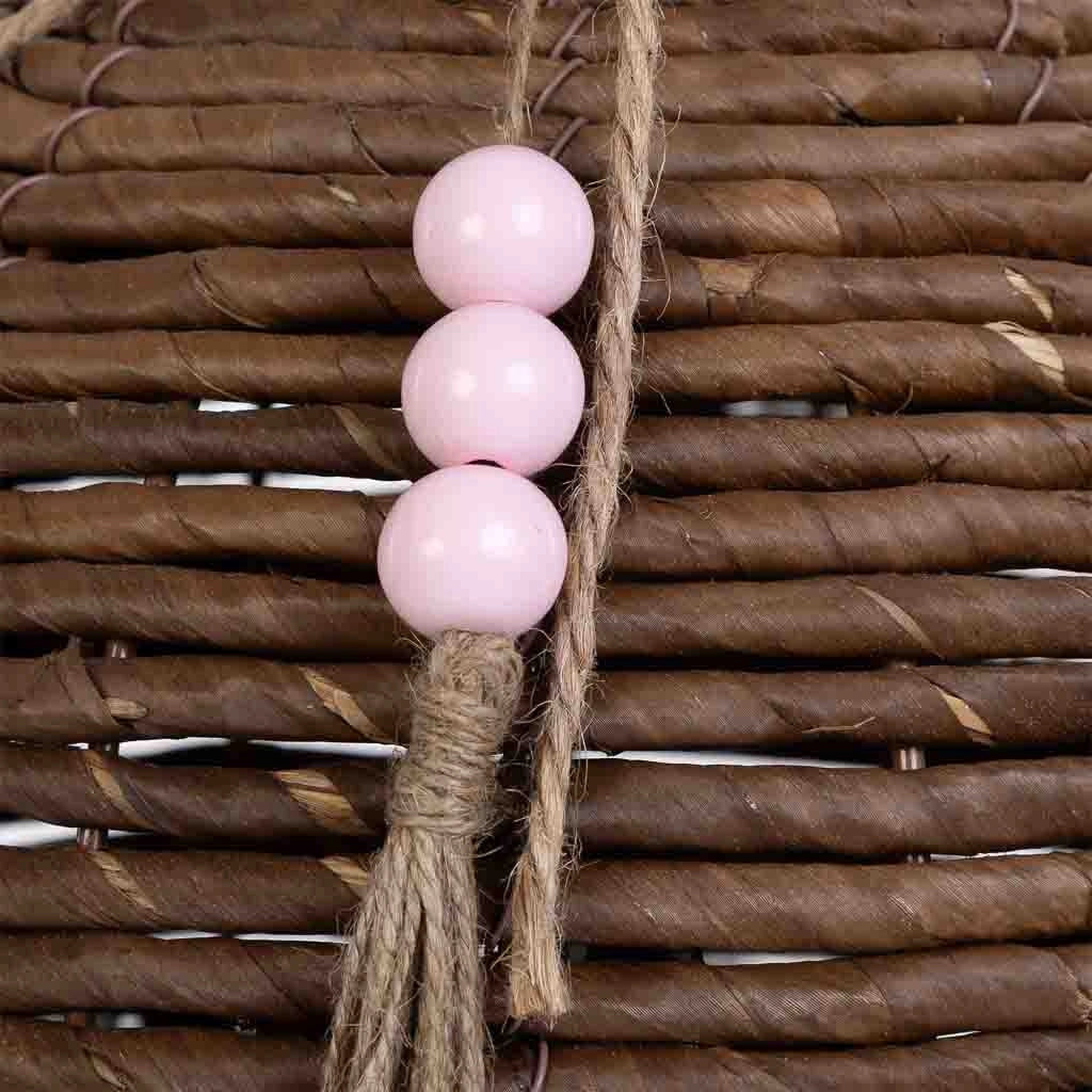 Vaso in foglia di banano naturale marrone, D25x47,5h cm